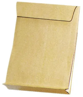 Immagine prodotto di mayer-network 30123489 Buste pieghevoli - E4, senza finestra, piega da 40 mm, fondo a blocco, adesivo sensibile alla pressione, 140 g/m², marrone, 100 pezzi