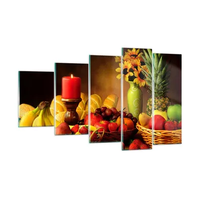 Produktbild von Bilder auf glas - Banane Korb Essen Früchte - 100x60cm - Glasbilder - Wandbilder - Kunstdruck - zum Aufhängen bereit - Wanddekoration aus Glas - Glas Bilder - Wandbild auf Glas - GEG100x60-0462