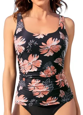 Produktbild von Aqua Eve Tankini-Tops für Damen, Bademode, nur Oberteil, Bauchkontrolle, Badeanz