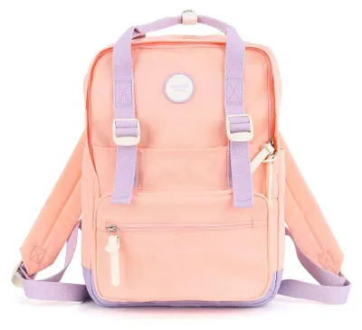 Obrázok produktu pre Peterson Dámsky mestský batoh nylon ružovo-fialový 16 l A4 38x28x15 cm