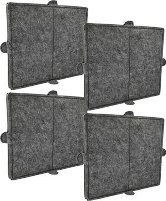 Produktbild von vhbw 4x Aktivkohlefilter kompatibel mit Miele DA 6296 W, DA 6390 W, DA 6290 W, DA 6296 D, DA 6290 D U, DA 6197 D, DA 6197 W Dunstabzugshaube