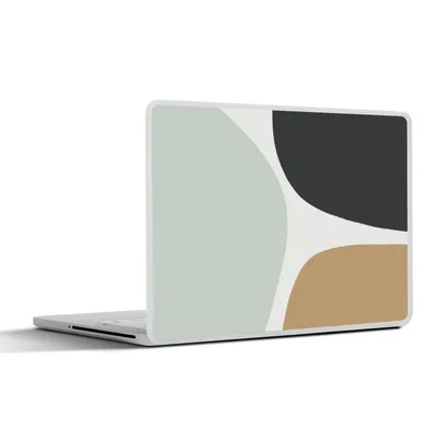 Produktbild von MuchoWow® Laptop Aufkleber Sticker Cover Pastell - Minimalismus - Gestaltung 40x30 cm - Laptop Dekoration - Selbstklebend