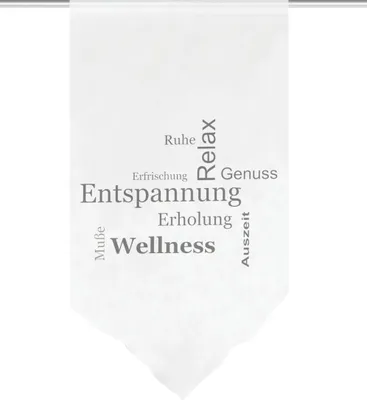 Produktbild von HOME WOHNIDEEN Fensterbehang Voile Digitaldruck "Auszeit" 100 x 60 cm 1x Fensterbehang Grau