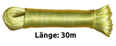 Produktbild von Wäscheleine 30 m gelb