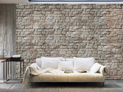 Produktbild von Vlies Fototapete Ziegel Steine 400x280 cm – Moderne Vliestapete, Wandtapete für Schlafzimmer, Wanddeko, Flur, Büro f-A-0004-a-b