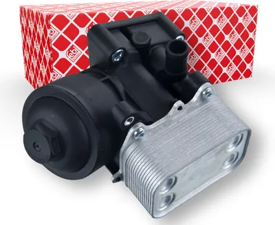 Produktbild von FEBI BILSTEIN 180676 Ölfiltergehäuse Gehäuse für VW Polo Schrägheck (6R1, 6C1) für SKODA Fabia II Schrägheck (542) Fabia II Combi (545) für SEAT