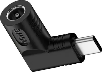 Produktbild von INF 65W DC Buchse auf USB Typ-C Stecker PD Netzteiladapter - G Letter