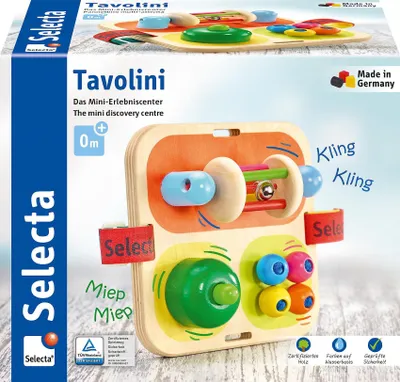 Immagine prodotto di Selecta Spielzeug Tavolini Motorikspielzeug, Motorik, Kleinkindspiel, Kleinkindspielzeug, Holz, 14 cm, 62014