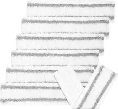 Imagen del producto de Juego de 6 toallas de microfibra, altamente absorbentes, ideales para la limpieza de cristales