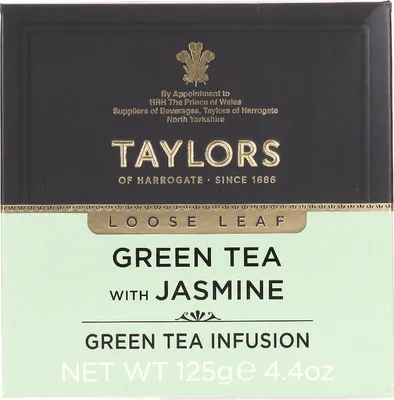 Produktbild von Taylors of Harrogate Green Jasmin Leaf Tea 125g (lose)