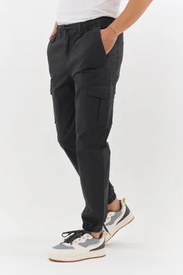 Produktbild von Cargohose Herren Stretch Relaxed Fit mit 6 Taschen und Kordelzug