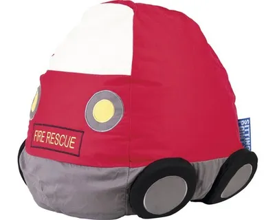 Obrázek produktu pro Magma Heimtex Sitting Point sedací vak sedací vak KIDDING fire brigade, 60x45x40 cm 120 l červená; 29121 050