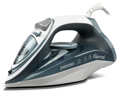 Produktbild von Girmi ST51, Trocken- & Dampfbügeleisen, Keramik-Bügelsohle, 130 g/min, Aqua-Farbe, Rot, 25 g/min, 0,25 l