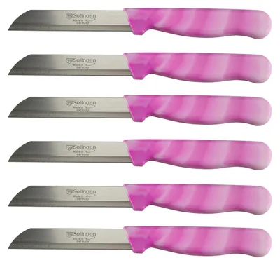 Produktbild von SOLINGEN Messer Allzweckmesser Pink Marmor Obstmesser Schälmesser Sehr scharf, Stückzahl:100 Stück