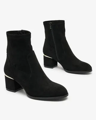 Obrázok produktu pre Royalfashion Čierne dámske nízke čižmy Rejerra, veľkosť 38