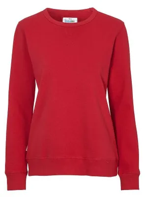 Produktbild von Cottover - Sweatshirt für Damen, Rundhalsausschnitt, Baumwolle ET283 (M) (Rot)
