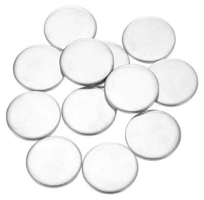 Productafbeelding van 30 stuks ronde metalen schijven van roestvrij staal, diameter 25 mm, dikte 3 mm