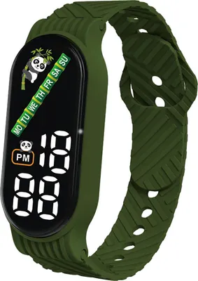 Produktbild von Modische LED-Sportuhr für Studenten, wasserdicht, mehrfarbig, elektronisch, mit weichem Silikonarmband, stilvolles Geschenk für Männer und Frauen