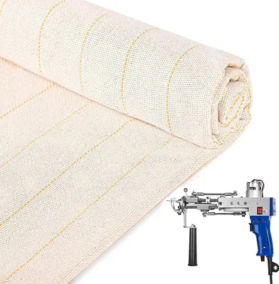 Produktbild von Tufting-Grundgewebe, Primär-Trägerstoff für Teppiche, weiß, Größe S, für Tufting-Pistolen/DIY