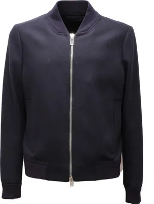Produktbild von 8752AC giubbotto uomo PAOLO PECORA blue wool blend jacket men