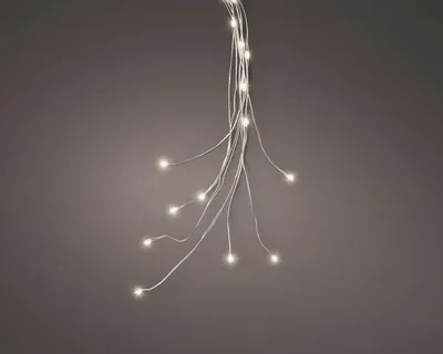 Produktbild von Lumineo Micro LED Lichtbündel indoor 80 cm silber/warmweiß 60 LED