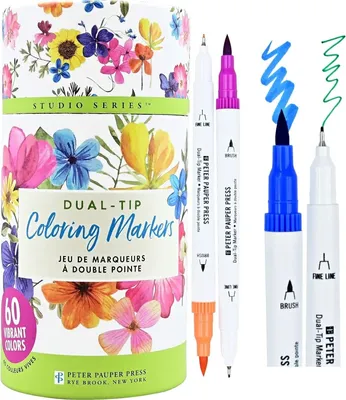 Obrázek produktu pro Oboustranné popisovače Dual-Tip 60 barev