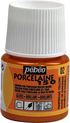 Immagine prodotto di Pebeo Porcelaine 150, 45 ml, 02 Giallo Marsiglia