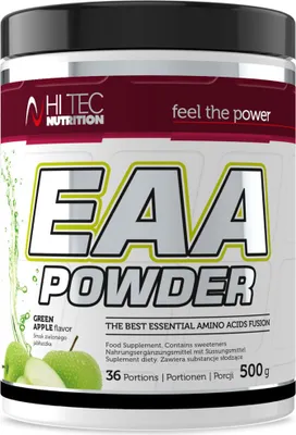 Produktbild von HI TEC Nutrition EAA Powder- 500g Green Apple