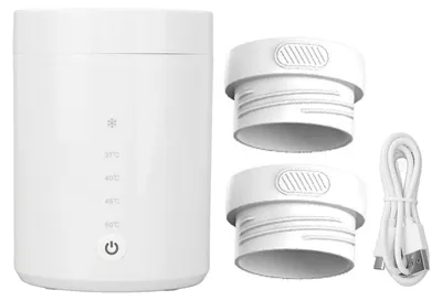 Produktbild von Tragbare Flaschenwärmer - 8800 mAh - Ideal für Reisen - 4 Temperaturstufen