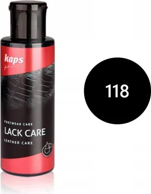 Produktbild von Kaps Lack Care Gel für Lederschuhe - 100 ml - Schwarz