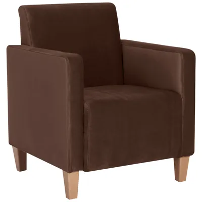 Produktbild von Max Winzer Sessel Milla - Samtvelours braun - Maße: 71 x 70 x 81 cm