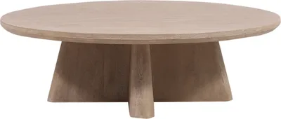 Immagine prodotto di Tavolino Adelina Ø 120 cm in legno massiccio di mango in stile scandi
