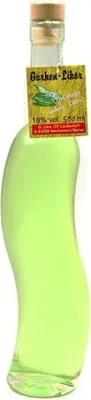 Produktbild von Gurkenlikör "Krumme Gurke" (0,35 l / 18% vol.)