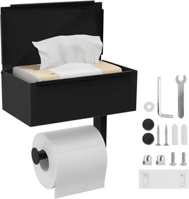 Productafbeelding van Toiletrolhouder - Zonder Boren - Waterbestendig