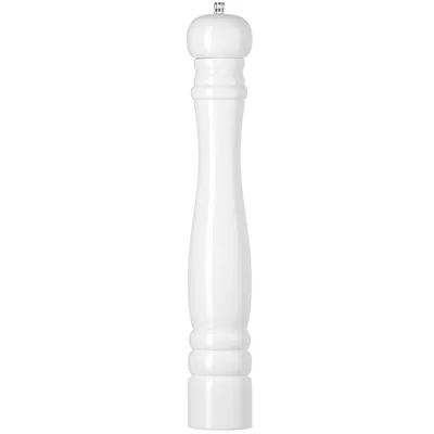 Produktbild von Salzmühle aus Holz weiß Durchmesser 65 x 415 mm - Hendi 469583