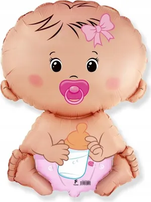 Produktbild von 24" Folienballon - Babymädchen