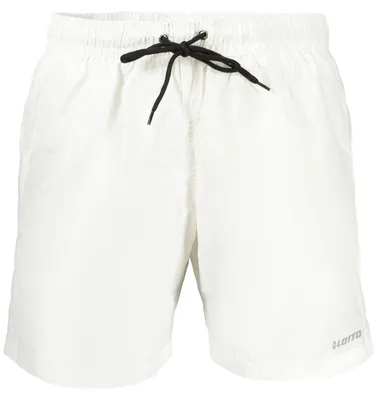 Image de Boxer de bain blanc pour homme, avec poches et doublure confortable