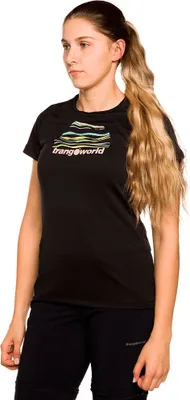 Produktbild von Trangoworld Sihl Kurzarm-t-shirt Schwarz XS Frau Schwarz XS