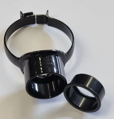 Abflussrohr Muffe 50 mm mit Lösungsmitteladapter