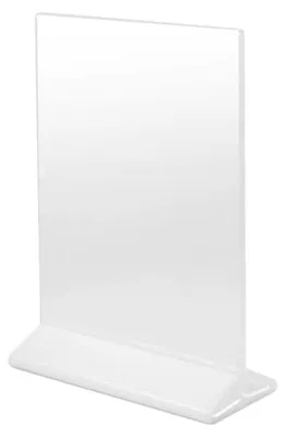 Produktbild von Menuhalter A4 Hochformat Acryl Premium Tischaufsteller Speisekartenhalter Gastro