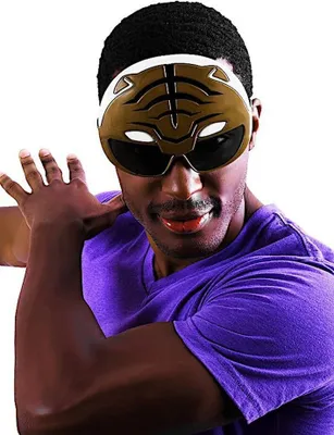 Produktbild von Power Ranger weiß Partybrille