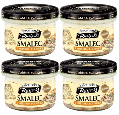 Image de Spichlerz Rusiecki : saindoux aux petits morceaux de viande et aux oignons, 160 g