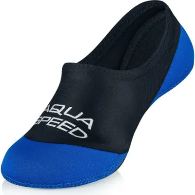 Produktbild von AQUA SPEED Neoprensocken Schwimmsocken Surfschuhe Socken neopren 22/23 schwarz/blau