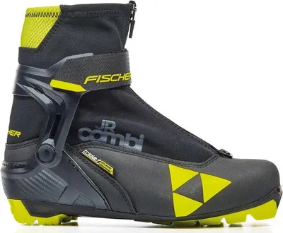 Produktbild von Fischer JR Combi Kinder Kombi Langlaufschuhe Klassisch/Skating schwarz NEU 36