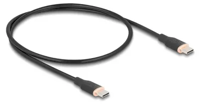 Imagen del producto de Cable USB Delock: Conector USB-C (macho) de 24 pines a conector USB-C (macho) de 24 pines