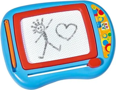 Zdjęcie produktu dla Mała tablica do rysowania – wymiary 16 x 13 cm – wielokolorowa – dla dzieci od 3 lat Tablica do rysowania