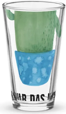 Produktbild von Mr. & Mrs. Panda Tumbler Kaktus Heilig - Transparent - Geschenk, Bierglas, Cocktailglas, Familie, Wasserglas, Glas, Heiligenschein, Kakteen, Bruder, Freundin