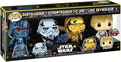 Obrázek produktu pro Star Wars Exclusive POP Pack with 4 Collectible Figures