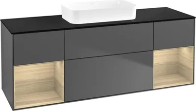 Produktbild von Villeroy & Boch F742PCGK Waschbeckenunterschrank Finion F74