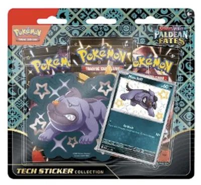 Produktbild von Pokemon Paldean Fates: Maschiff Tech Sticker Collection